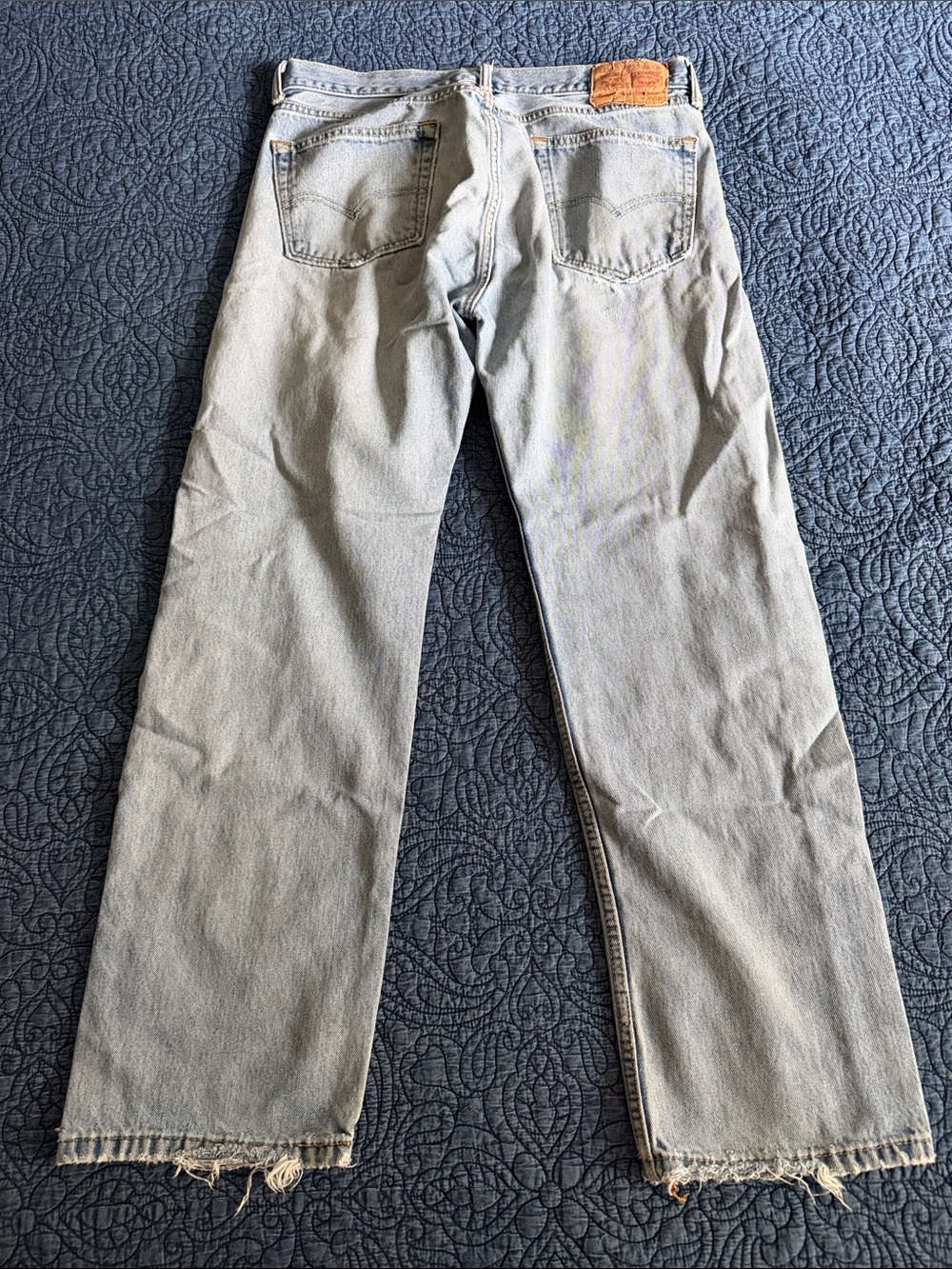 Levi’s 505 34x30 Light Blue Men's Straight-Leg Denim Jeans